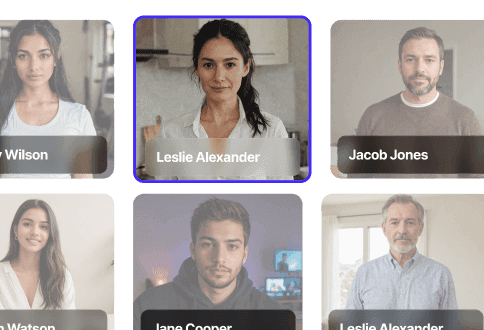 Diverse AI Avatar Library