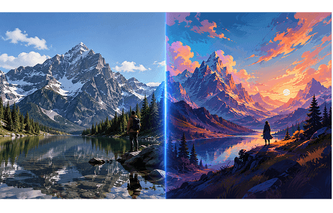 Creative range Grok Imagine Image