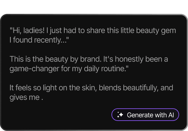 Add text prompt or product image