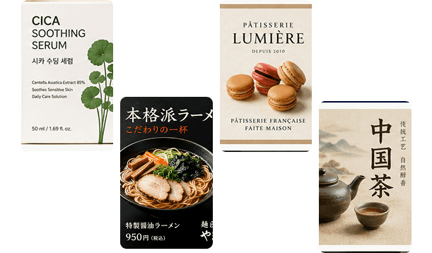 Multilingual On-Screen Text