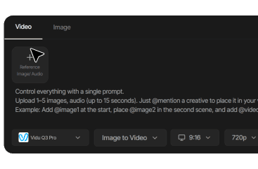 Write a narrative prompt for Vidu Q3 Pro