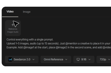 Add a reference and prompt Add a reference and prompt